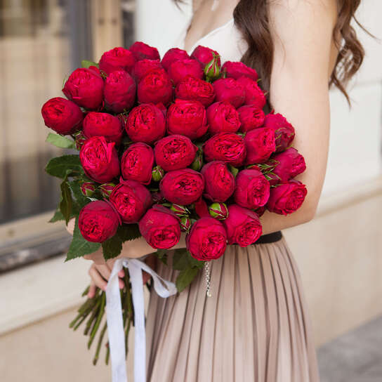 Букет из 35 роз "Red Piano"