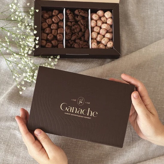 Набор шоколадных конфет-драже Ganache 270 гр