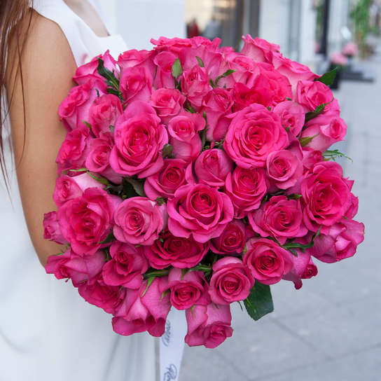 Букет из 51 розы "Cherry O! Kenya"